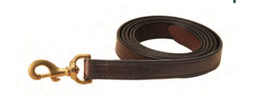 Leather Lead with Solid Brass Snap