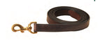 Leather Lead with Solid Brass Snap