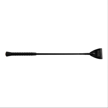 Black Rubber Handle Riding Crop 18”