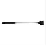Black Rubber Handle Riding Crop 18”