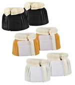 Bell Boots Ribbed with Fleece and Velcro
