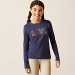 Ariat Love Kids Love Sleeve Tee