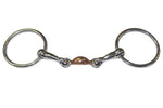 Pessoa Ring Snaffle Bit Copper Link Mouth Bit