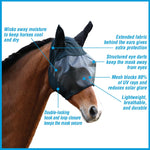 UltraShield Fly Mask with Ears