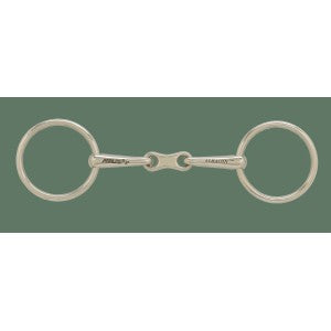German Silver French Link Loose Ring Bit