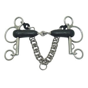 Metalab Magic Rubber Jointed Pelham bit