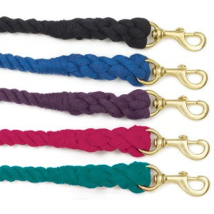 3-ply Cotton Lead Rope With Solid Brass Snap