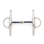 Blue Steel Slow Twist Eggbutt Full Cheek Bit