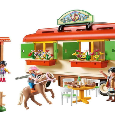 Playmobil Pony Shelter and Mobil Home