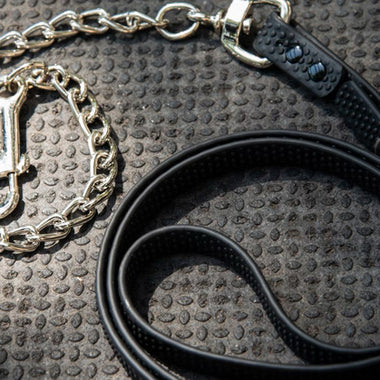 PRO4MANCE Com4rt Grip Horse Lead with Chain