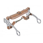 Stainless Steel Flat Fleece Lined Hackamore