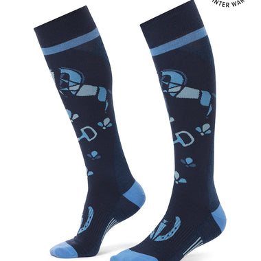 Kids Happy Horse Wool Knee Socks