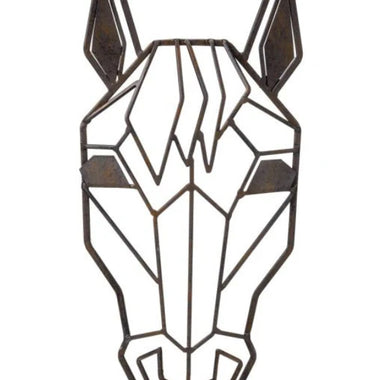 3D metal horse wall décor