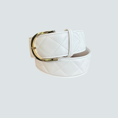 Leather Quilted C Belts