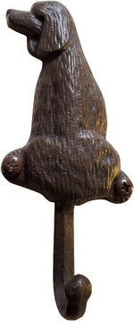Dog Sitting Cast Iron Wall Hook