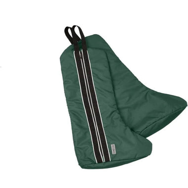 Boot Bag Green with Black and white piping
