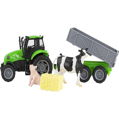 Breyer Tractor and Tag A Long Wagon kits included items