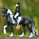 Breyer Traditional Battlefield Angel HP being ridden