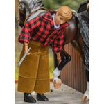 Breyer Traditional Farrier working on model horse