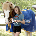 Breyer Traditional Spordur Fra Bergi Actual Horse and Model horse with fan