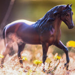 Breyer Traditional Vivaldi De Besilu on blurred field background