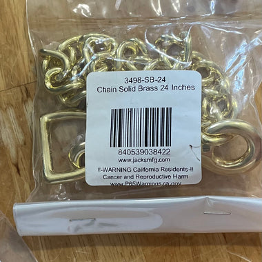 Jack Replacement Solid Brass Chain For Lead Rope