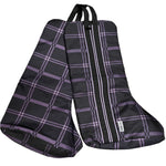 CB Purple Plaid Boot bag