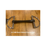 Mullen Mouth Black Ribbed Flexible Dee Ring Bit