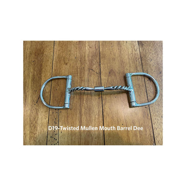 Twisted Mullen Mouth Wire Barrel Dee Bit