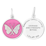 American Cancer Society Hope Butterfly Pendant
