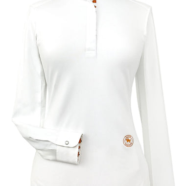Pumpkins Girls Talent Yarn Straight Collar Long Sleeve Show Shirt
