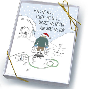 Noses Are Red, Fingers Are Blue Cards