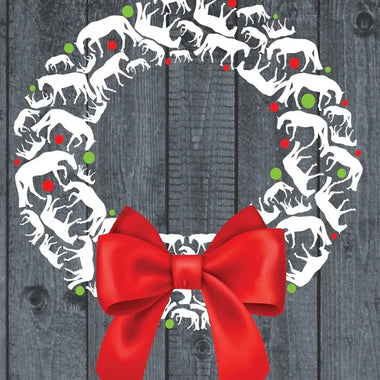 Wreath of Horses Cards