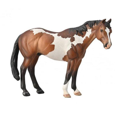 Breyer CollectA Paint Horse - Bay Overo