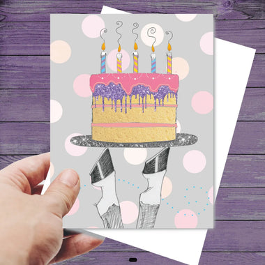 Silver Platter Card