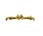 Crop with 2 Horse Heads Stock Pin