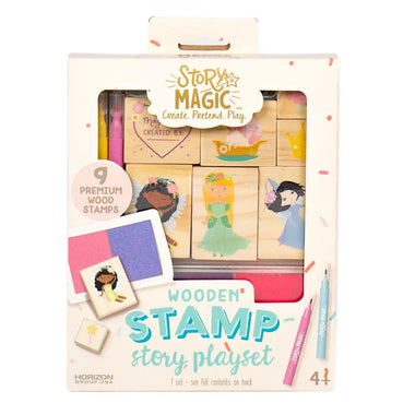 Story Magic Wooden Stamp Story Playset