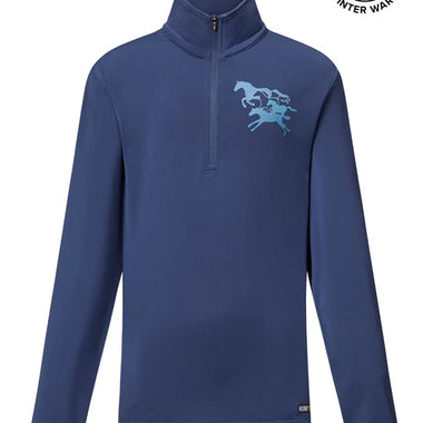 Kids Stride Quater Zip Fleece Tech Top