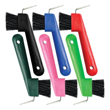 Hoof pick brush