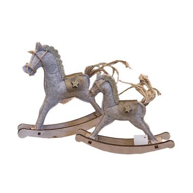 Festive Rocking Horse Duo
