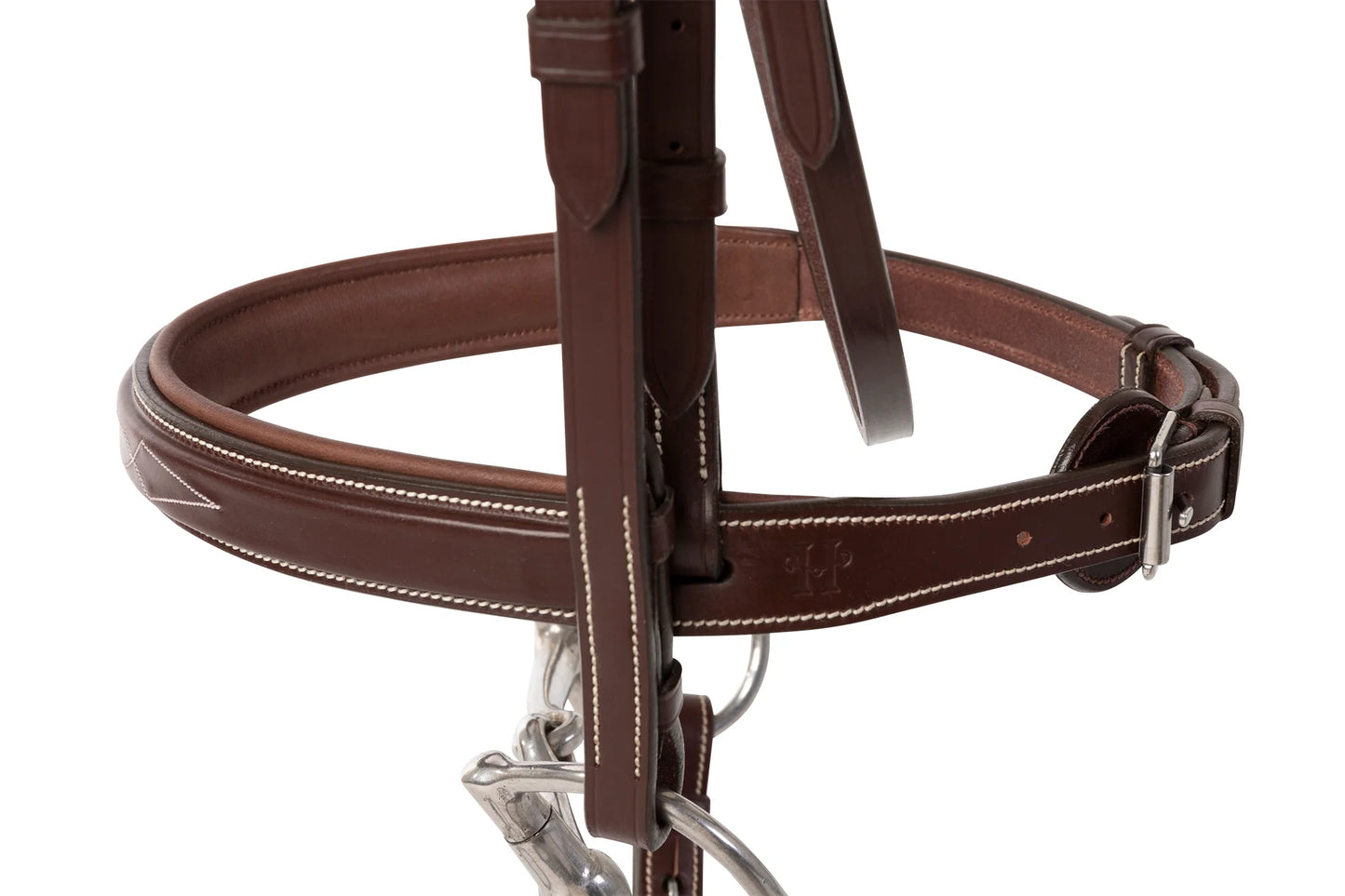 Sedgwick Fancy Stitched Leather Padded Bridle with Reins