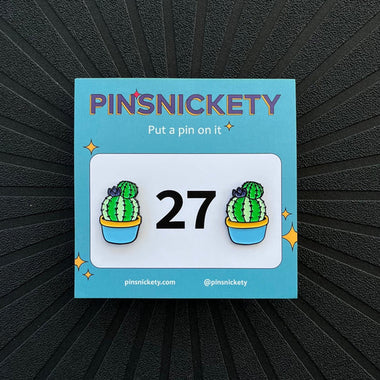 Cactus Number Pins