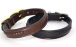 Braided Leather Dog Collar