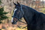 Chateau Dressage Bridle with Calfskin Covered Reins