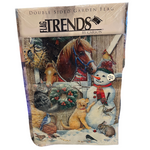 Stable Visitors Holiday Garden Flag