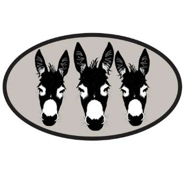 Euro Oval Sticker Decals