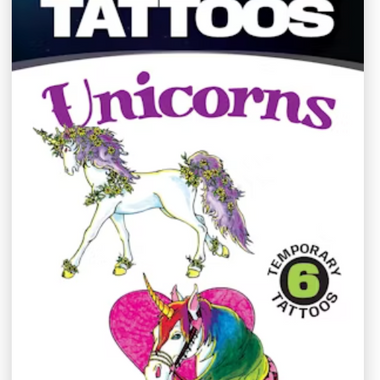 Glow in the Dark Unicorn Tattoos