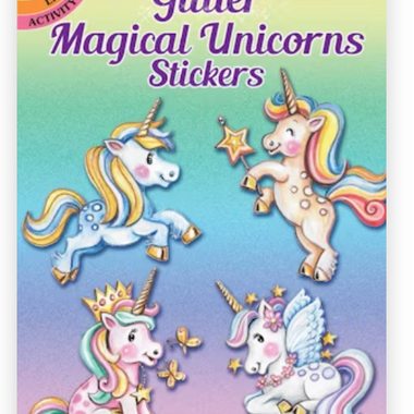 Magical Unicorns Glitter Stickers