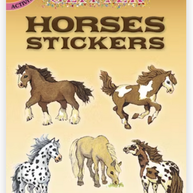 Glitter Horses Stickers
