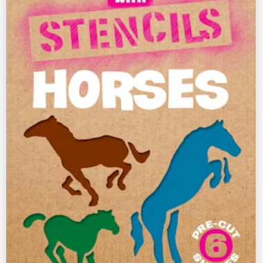 Fun with Stencils: Horses
